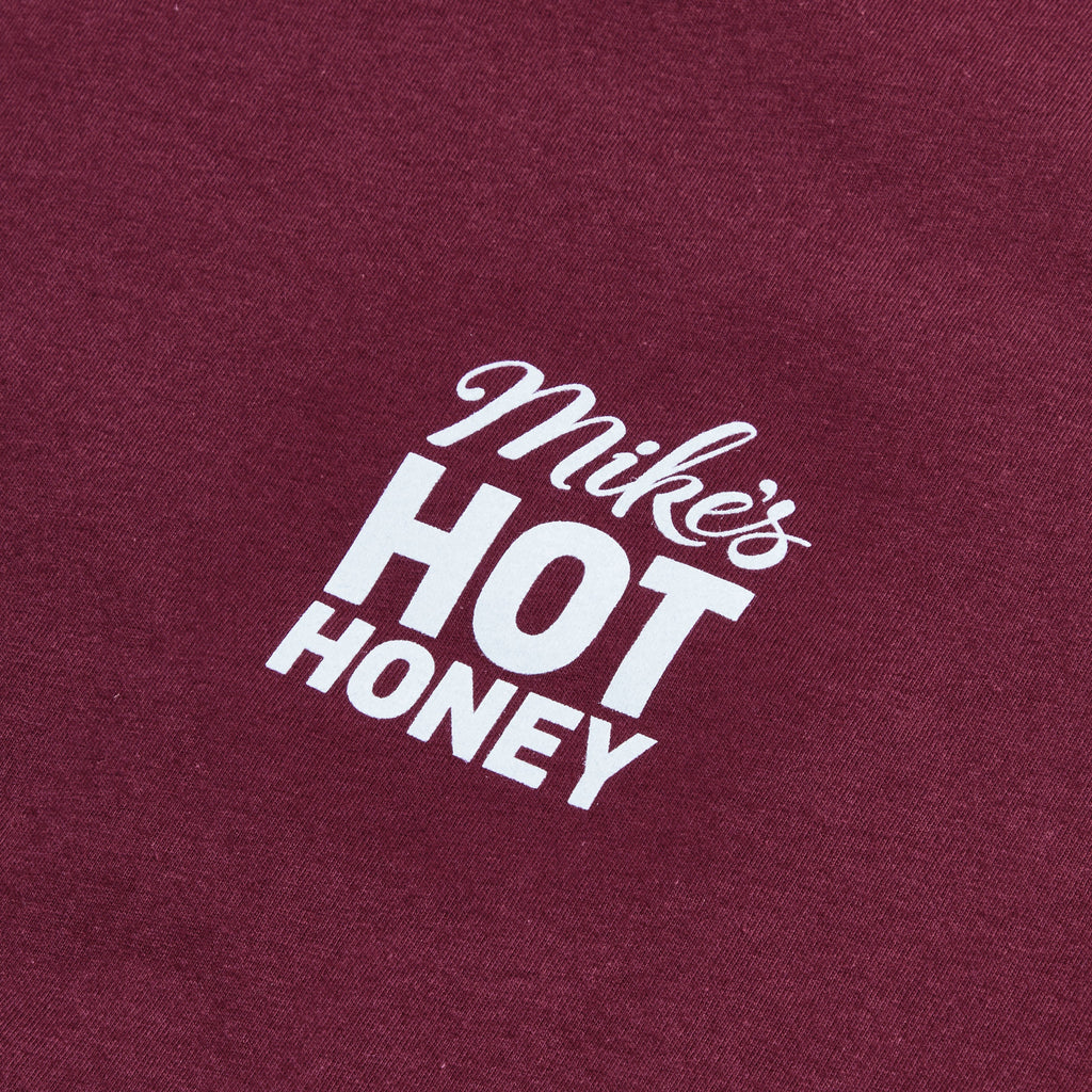 Mike's Hot Honey T-Shirt Heritage Logo Burgundy